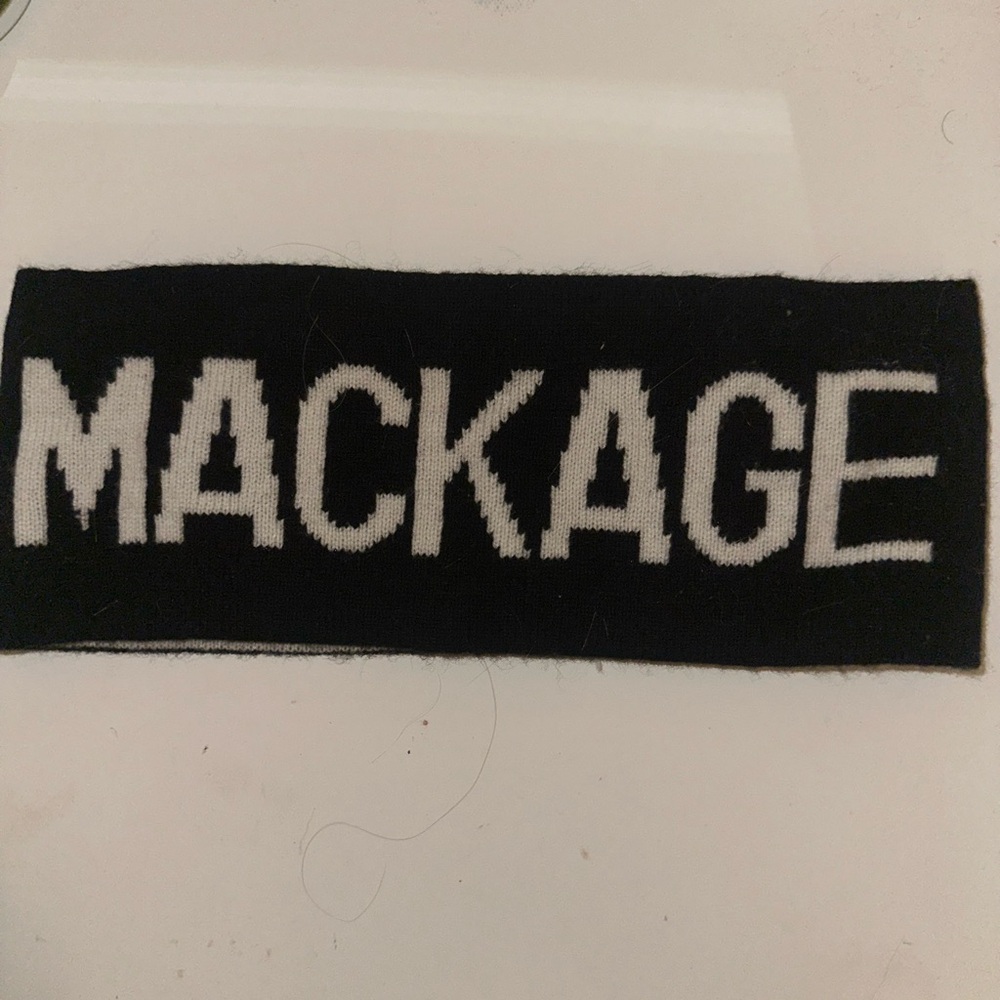 Mackage Black and White Designer headband